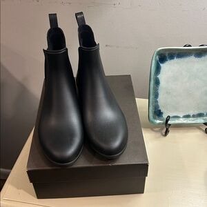 J. Crew Black Women's Ankle Rain Boots
